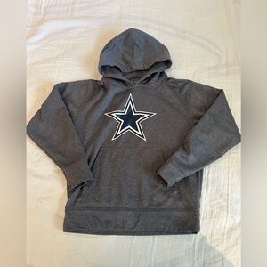 NFL Dallas Cowboys Gray Hoodie Boys Size 8/10